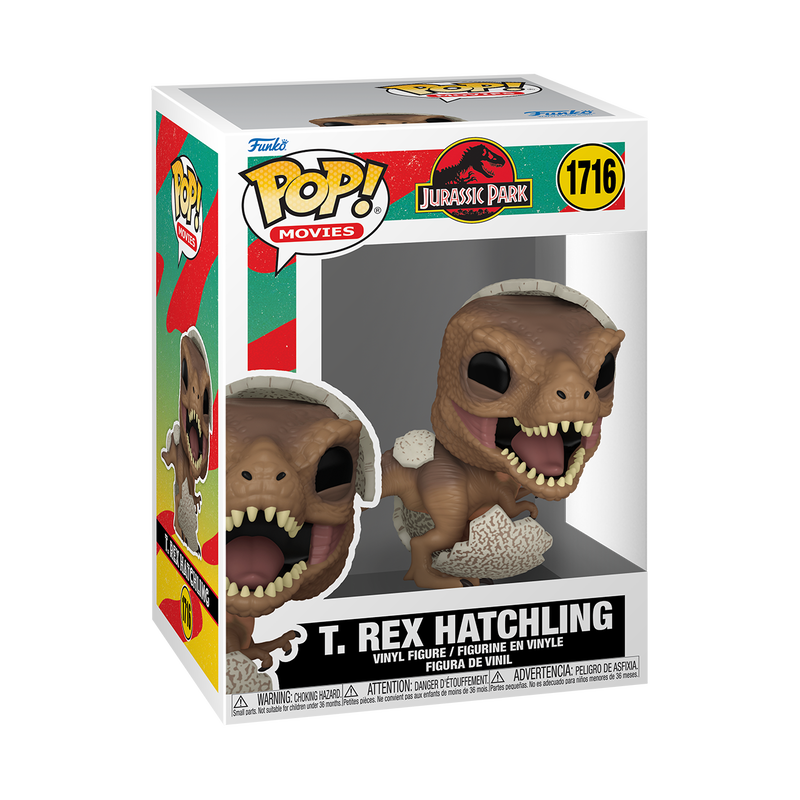 Funko Pop! Jurassic Park - T. Rex Hatchling Figure #1716!