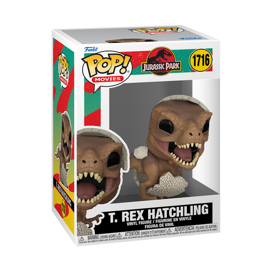 Funko Pop! Jurassic Park - T. Rex Hatchling Figure #1716!